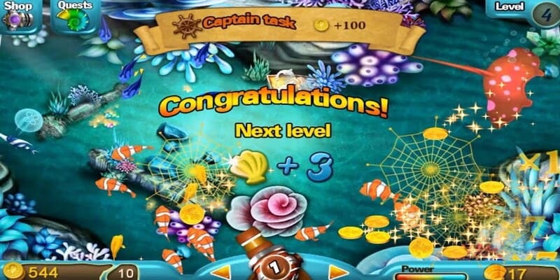 Bắn cá Fish Hunter vô vàn sinh vật mang điểm thưởng cao