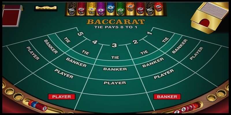 Baccarat có ba cửa cược chính hấp dẫn với tỷ lệ thưởng cực cao