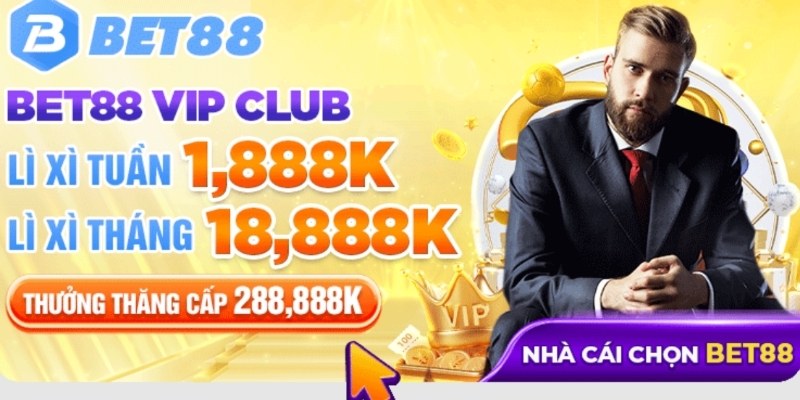 Ưu đãi lên tới 1888 điểm mỗi tuần tại VIP CLUB